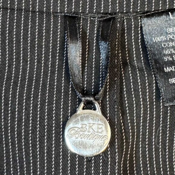 Y2K BKE Boutique Open Vest Ruffles Lace Women Size L - Picture 10 of 13